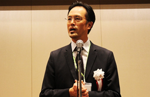 Organization representative address by Mr. Jun Chie, President & Representative Director of Keysight Technology Japan G.K.