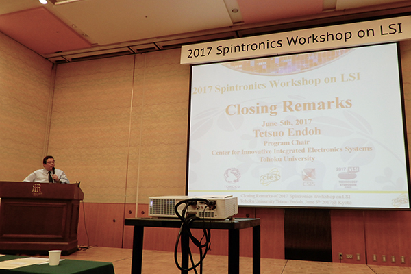 Closing remarks by Prof. Tetsuo Endoh (Director of CIES, Tohoku University, Program Chair)
