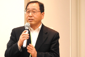 村田 耕 部長（キーサイト・テクノロジー）によるスピーチ