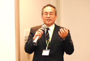 Speech by Principal Investigator Naoyoshi Watanabe (Advantest)